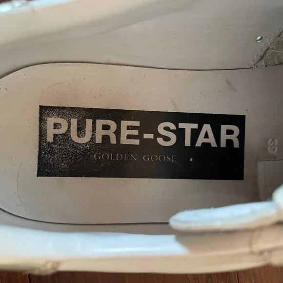 Golden Goose White Athletic Shoes - Picture 7 of 11